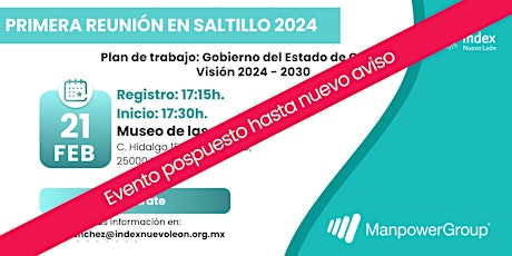 Imagen principal de Primera Reunión en Saltillo 2024