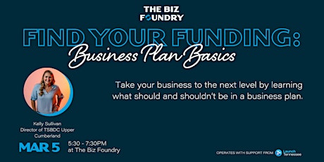 Find Your Funding: Business Plan Basics primary image