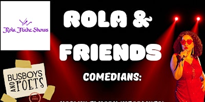 ROLA & FRIENDS SHOW SATURDAY! primary image