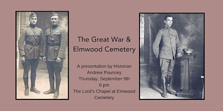 The Great War & Elmwood Cemetery