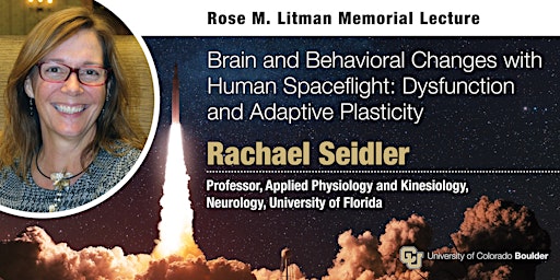 Image principale de Rose M. Litman Memorial Lecture in Science: Rachael Seidler