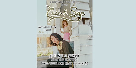 Cash & Skye, with Busk Drew and Guests, April 6 @ Blakbar Tavern