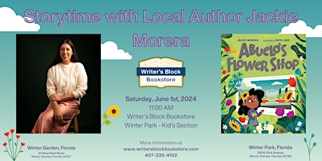 Storytime with Local Author Jackie Morera