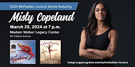 Primaire afbeelding van 2024 McFadden Lecture Featuring Misty Copeland