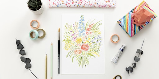Imagen principal de Paint Spring Florals in a Loose and Expressive Style