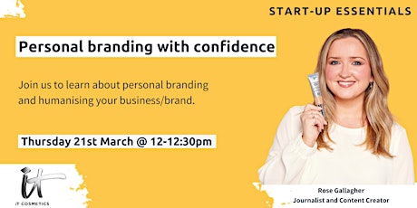 Hauptbild für Start-up Essentials: Personal branding with confidence