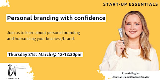 Start-up Essentials: Personal branding with confidence primary image