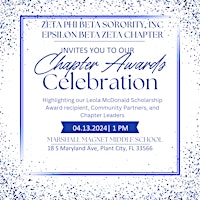 Immagine principale di Epsilon Beta Zeta Chapter Awards Celebration 
