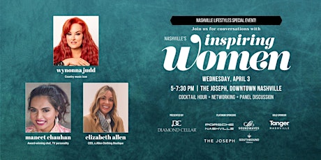 Nashville Lifestyles "Inspiring Women" Cocktail Hour + Panel Discussion