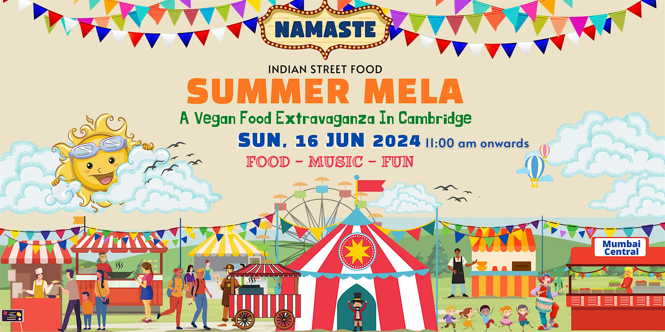 Cambridge Indian Street Food Carnival – Summer 2024