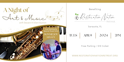 Hauptbild für A Night of Art & Music benefiting Restoration Nation Retreat