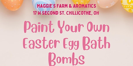 Paint your own Easter egg bath bombs primary image