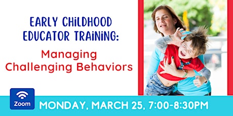 Primaire afbeelding van ONLINE - Childcare Training: Managing Challenging Behavior in the Classroom