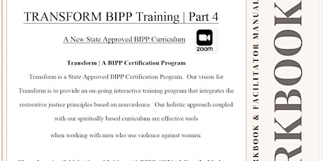 Transform | A BIPP Certification Program | Apr. 18th -19th | Zoom