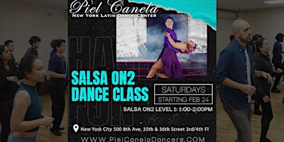 Imagem principal do evento Salsa On2 Dance Class, Level 1 Beginner