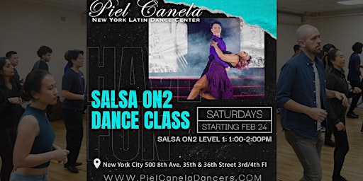 Primaire afbeelding van Salsa On2 Dance Class, Level 1 Beginner