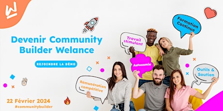 Devenir Community Builder Welance : le live !