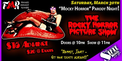 Imagem principal do evento "Mocky Horror" Rocky Horror Picture Show - LIVE!