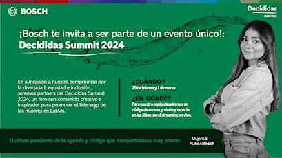 Hauptbild für Transmisión Decididas Summit 2024