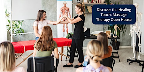 Imagen principal de Discover the Healing Touch: Massage Therapy Open House - Kitchener Campus
