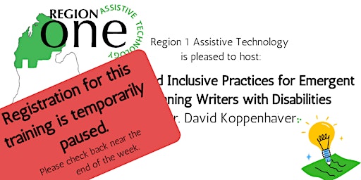 Imagem principal de Effective and Inclusive Practices for Emergent Writers With Disabilities