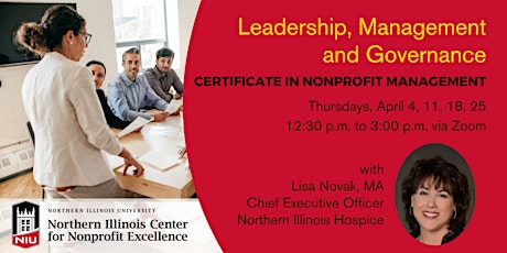 Image principale de Leadership, Management and Governance: Certificate in Nonprofit Management