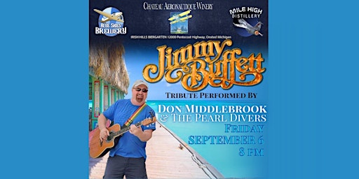 Primaire afbeelding van Jimmy Buffett Tribute by Don Middlebrook & The Pearl Divers