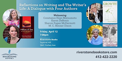 Reflections on Writing and The Writer’s Life: A Dialogue with Four Authors primary image