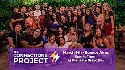 Imagen principal de The ConnectionsProject ⚡ An Event About Creating Meaningful Connections
