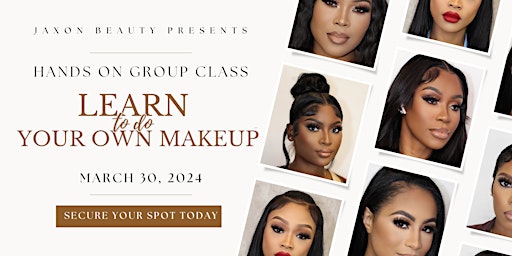 JaxonBeauty Hands-on Group Class primary image