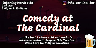 Immagine principale di Comedy at The Cardinal! 