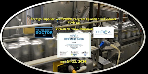 Online FSPCA Foreign Supplier Verification Program (FSVP-QI) Training  primärbild
