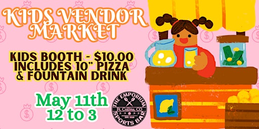 Imagem principal do evento Kids Vendor Market