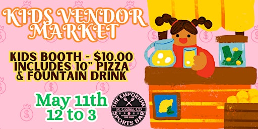 Imagem principal de Kids Vendor Market