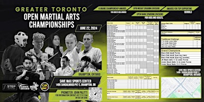 Imagem principal do evento Greater Toronto Open Martial Arts Championships