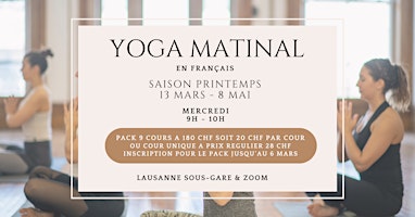 Primaire afbeelding van YOGA MATINAL SAISON PRINTEMPS