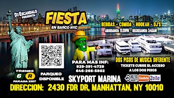 Primaire afbeelding van Rumba Latina En Barco + Manhattan New York + Radio Dj's + Cupo Limitado