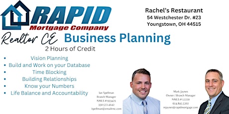 Business Planning CE with Rapid Mortgage primary image