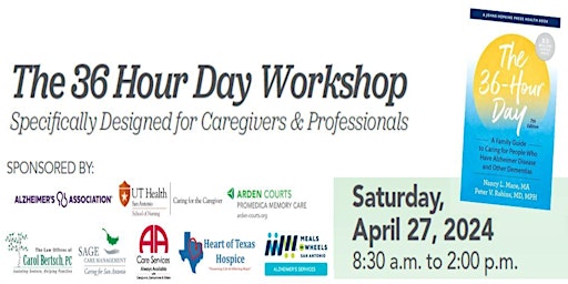 Imagem principal do evento The 36 Hour Day: A Dementia Caregiver Workshop