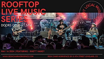 Hauptbild für Kick-Off Rooftop Live Music Series | featuring: Rhett Haney