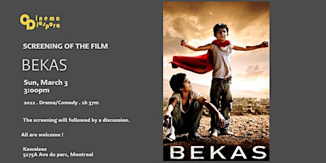 Imagen principal de Cinema Diaspora: Projection du film "BEKAS"