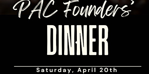 Imagem principal do evento PAC Founders' Dinner