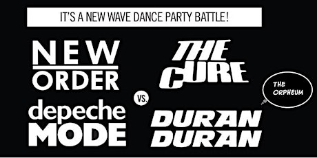 The Cure vs Depeche Mode vs New Order vs Duran Duran Dance Party