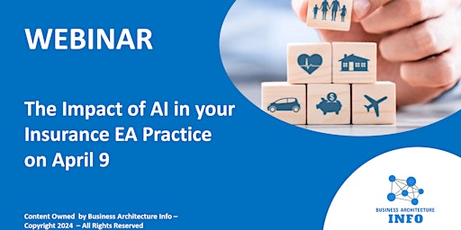 Imagen principal de WEBINAR:  The Impact of AI in your Insurance EA Practice