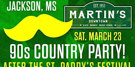 Mustache The Band Live at Martin's Downtown ( St Paddy's Aftershow) primary image