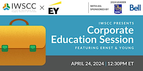 Imagem principal de IWSCC and EY Corporate Education Session