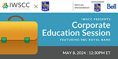 Imagen principal de IWSCC and RBC Corporate Education Session