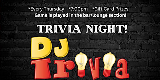 Imagen principal de DJ Trivia- Thursdays at Buffalo's Cafe in Hiram