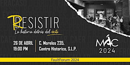 Imagem principal do evento FaultForum 2024