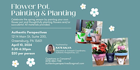 Flower Pot Painting and Planting